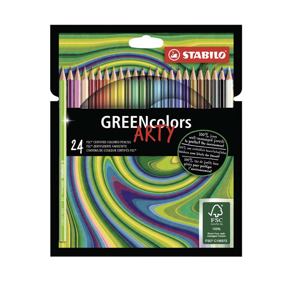 Image of Farbstift GREENcolors ARTY 24er Etui